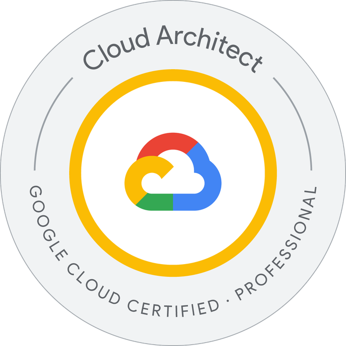 GCP Professional Cloud Architect Badge